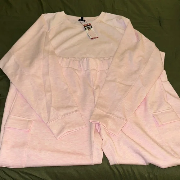 Express Soft Pink Sweatsuit - Picture 1 of 14
